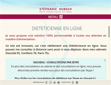 Tablet Screenshot of conseildiet.com